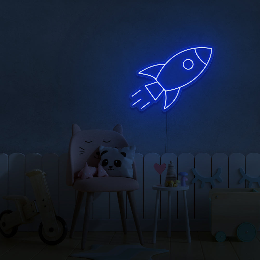 Rocket Neon Sign