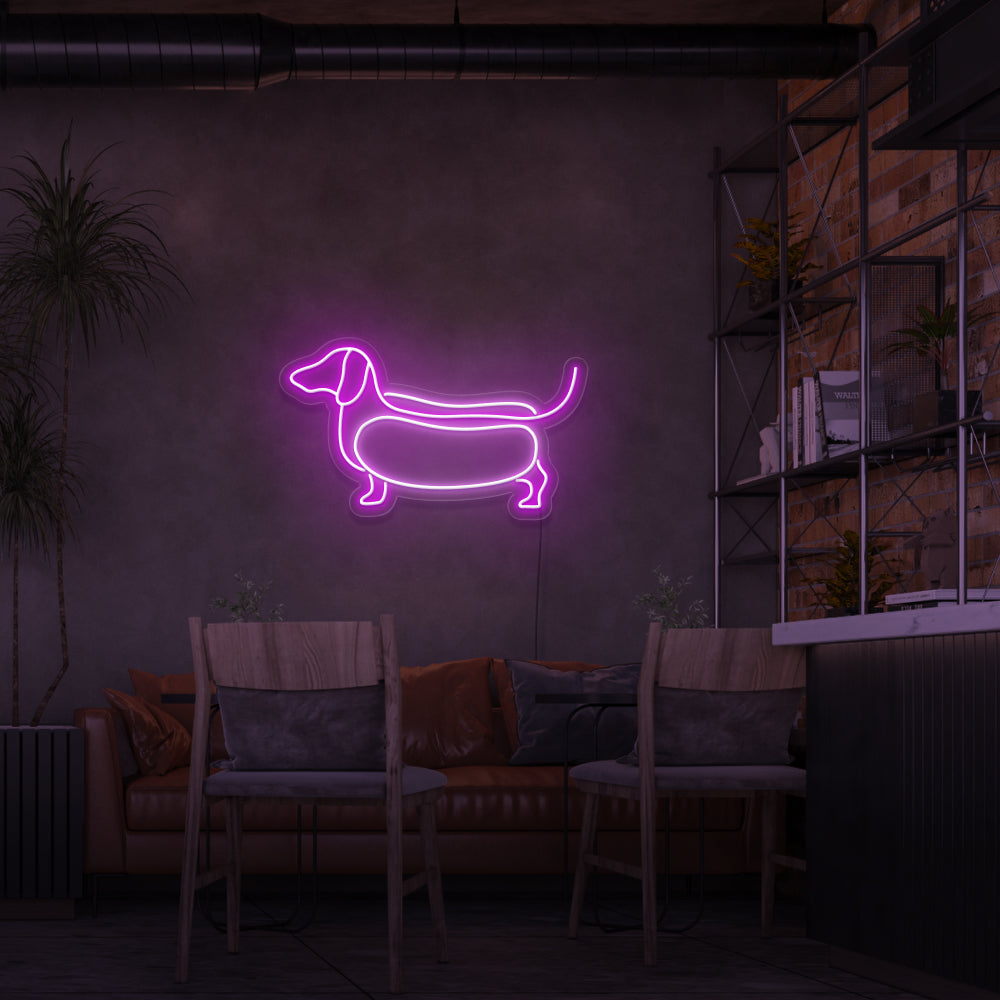 Sausage Dog Neon Sign