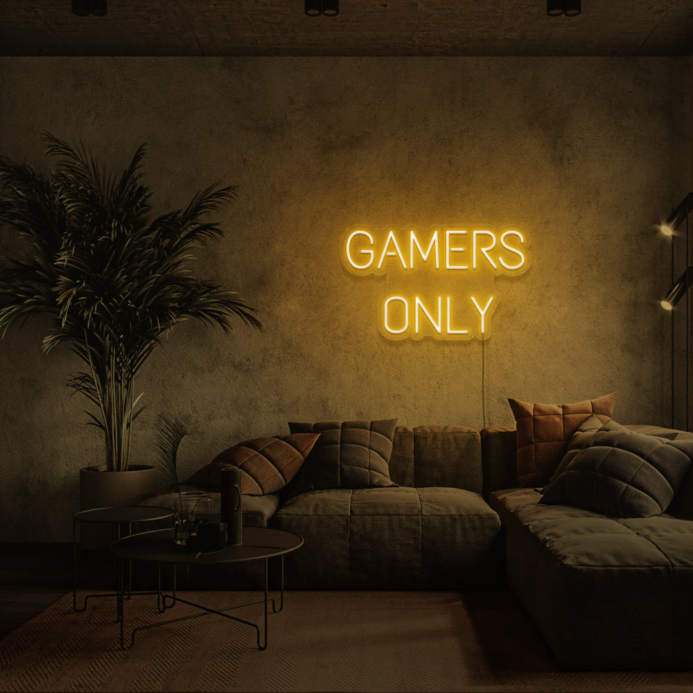 Gamers Only Neon Sign