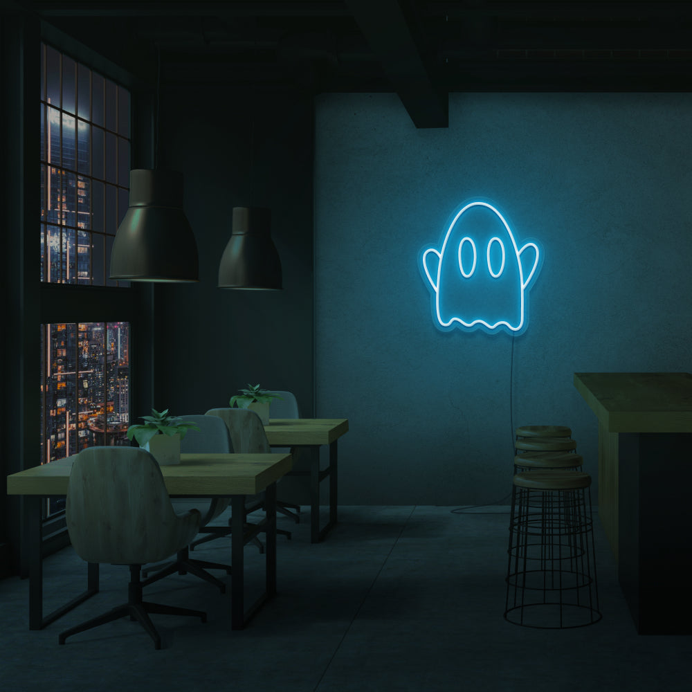 Cute Ghost Neon Sign