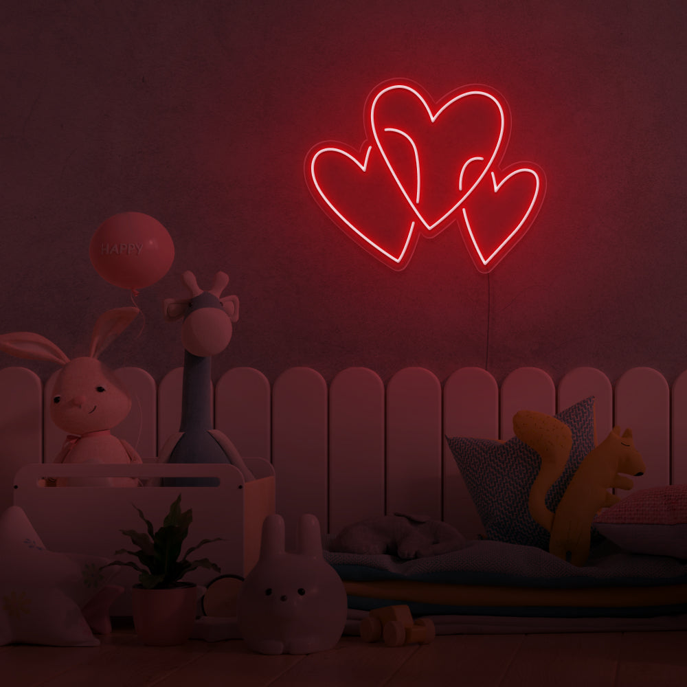 Love Hearts Neon Sign