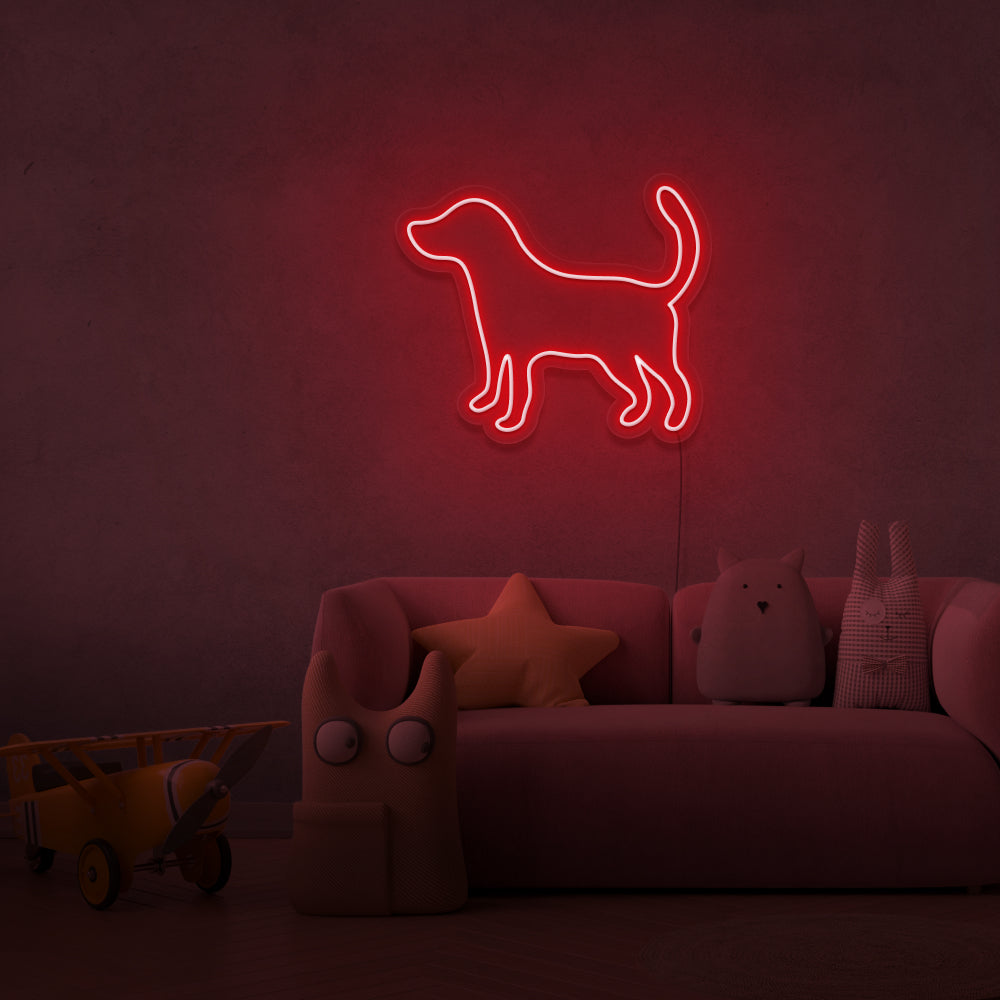 Dog Neon Sign