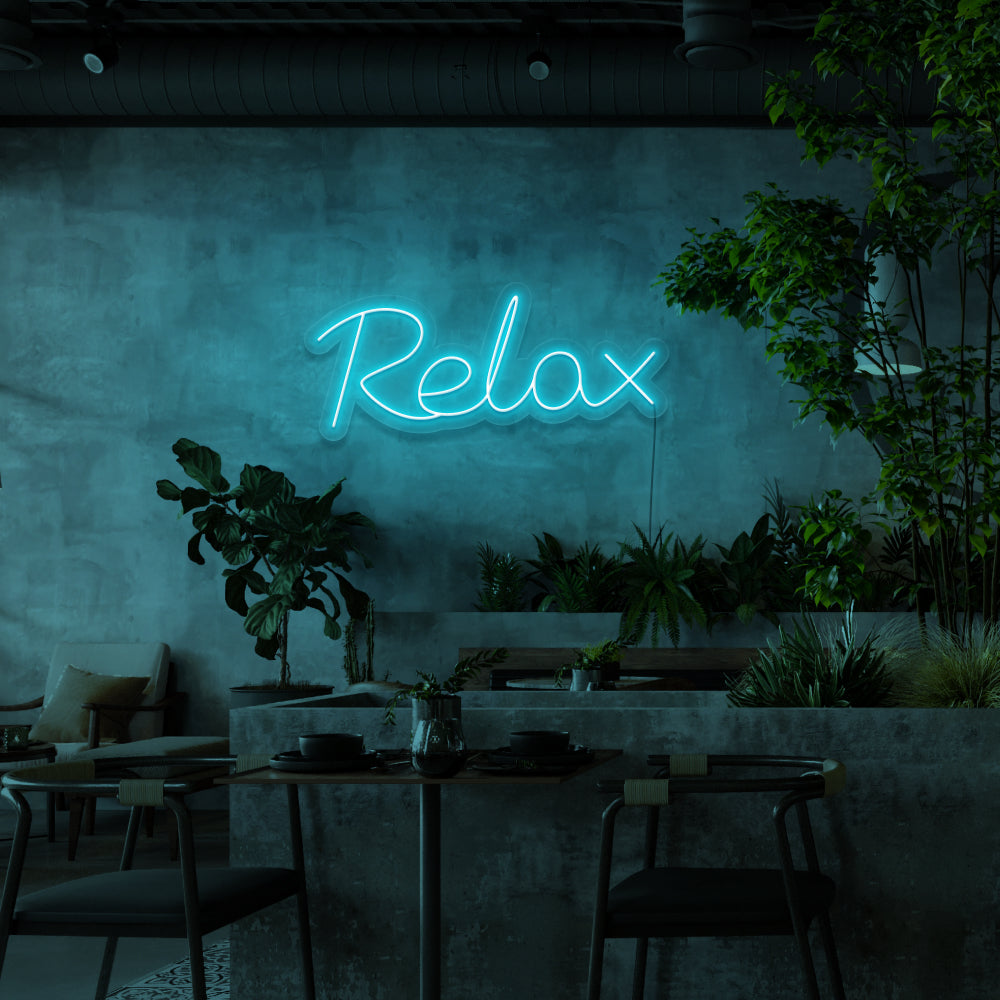 Relax Neon Sign